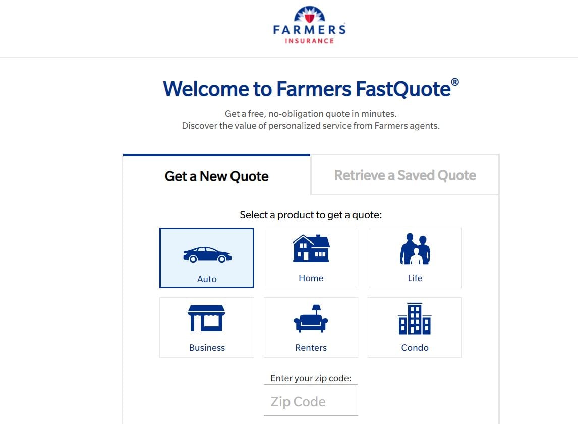 Farmers car insurance quote